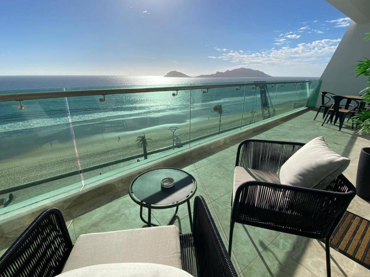 Hermoso Y Moderno Departamento Frente Al Malecon Con Preciosa Vista Al Mar マサトラン エクステリア 写真